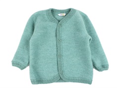 Joha green cardigan merinould